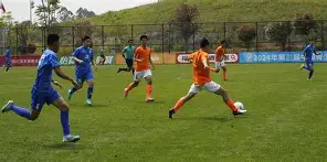 中国足球队比赛